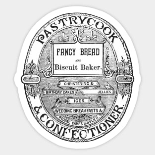 Pastry Cook And Confectionery Sticker